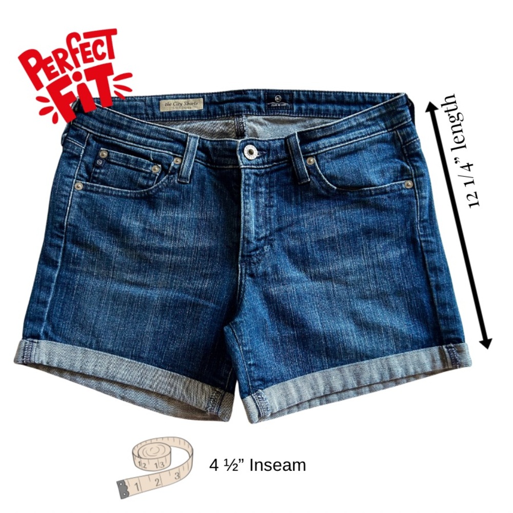 AG Indigo Denim Shorts Size 29
